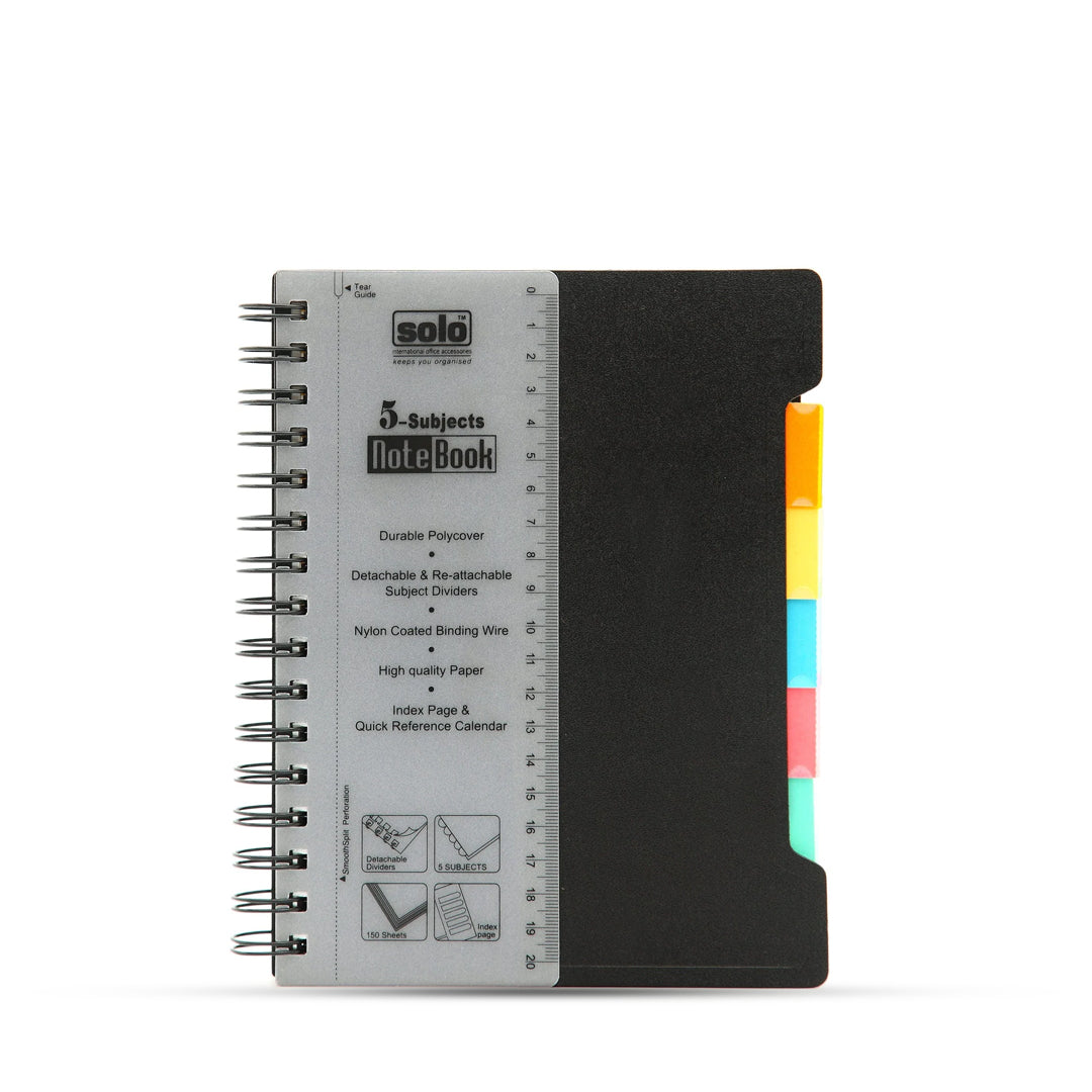 Solo B5 Five Subject Notebook - Image 4