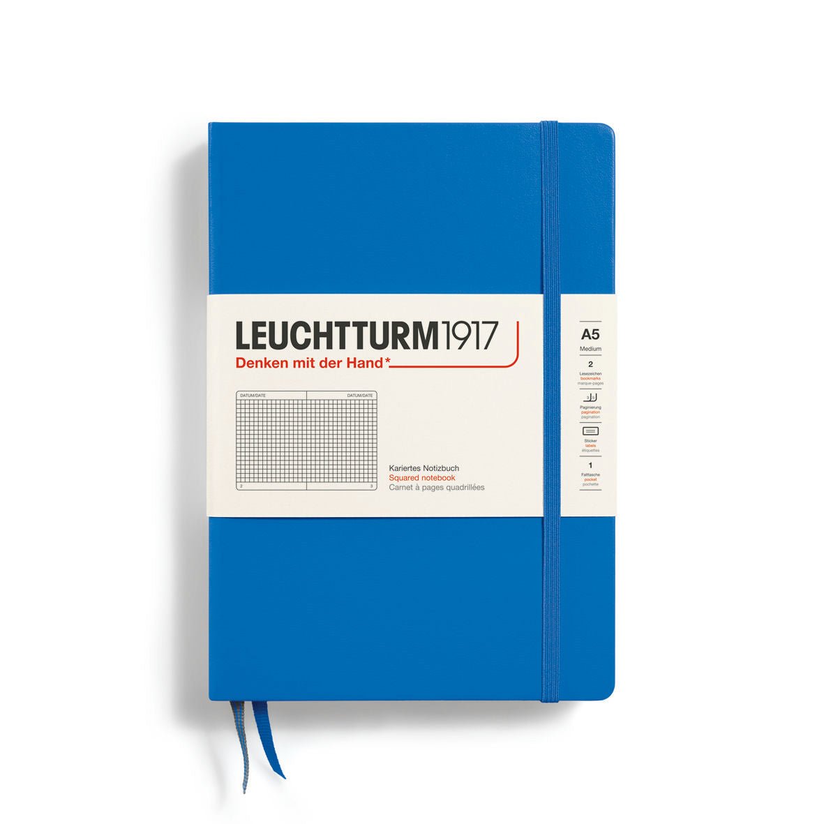Leuchtturm Hardcover A5 Grid Notebook - Image 3