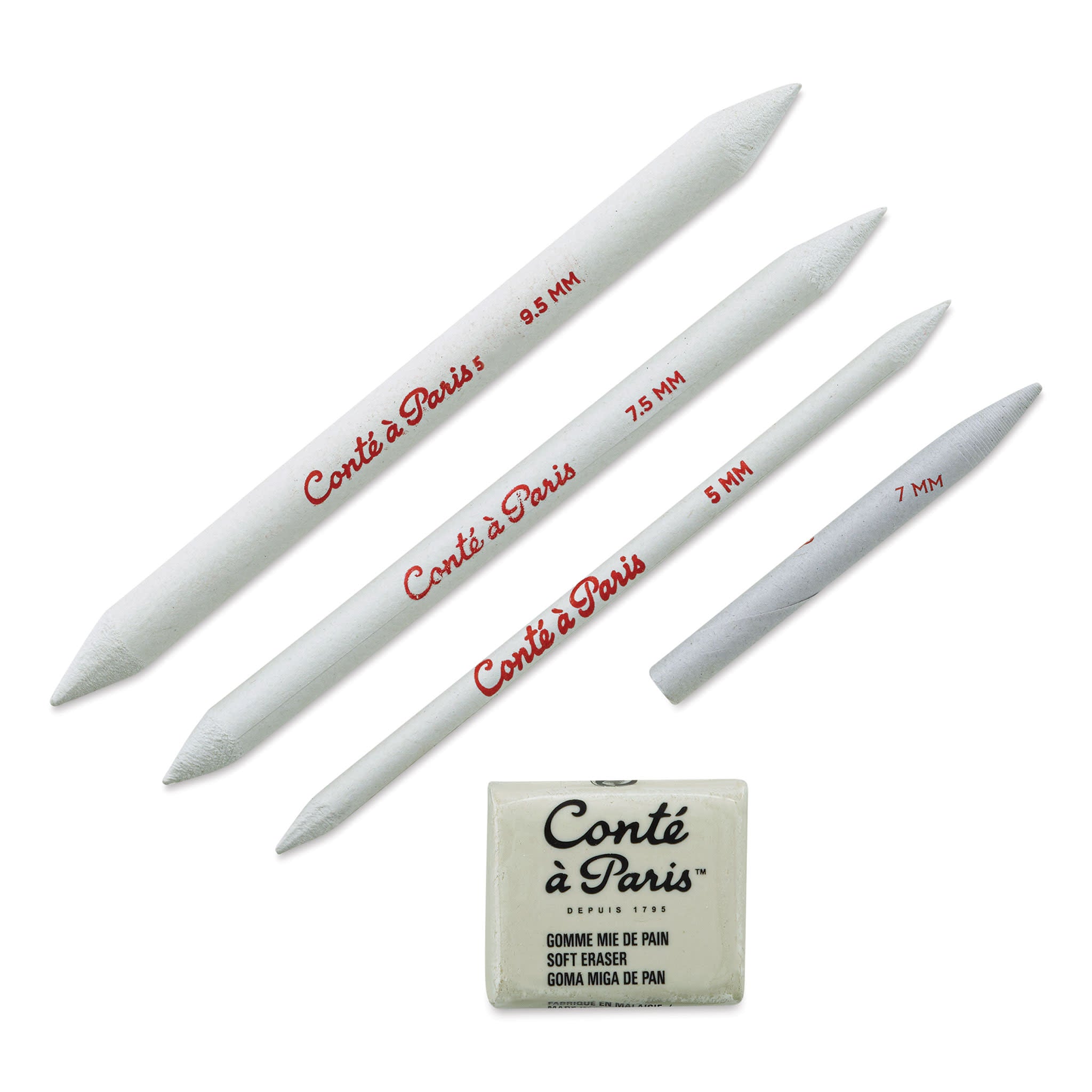 Conte a Paris Set of Blending Stumps & Eraser