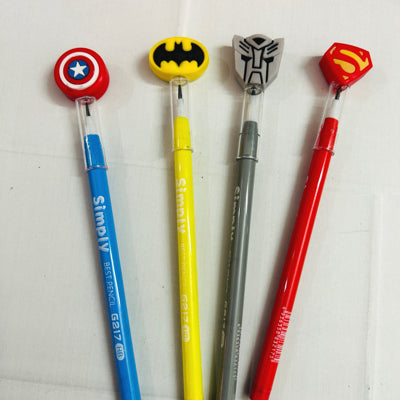 Superhero Pencil (4 Pcs) - Image 2