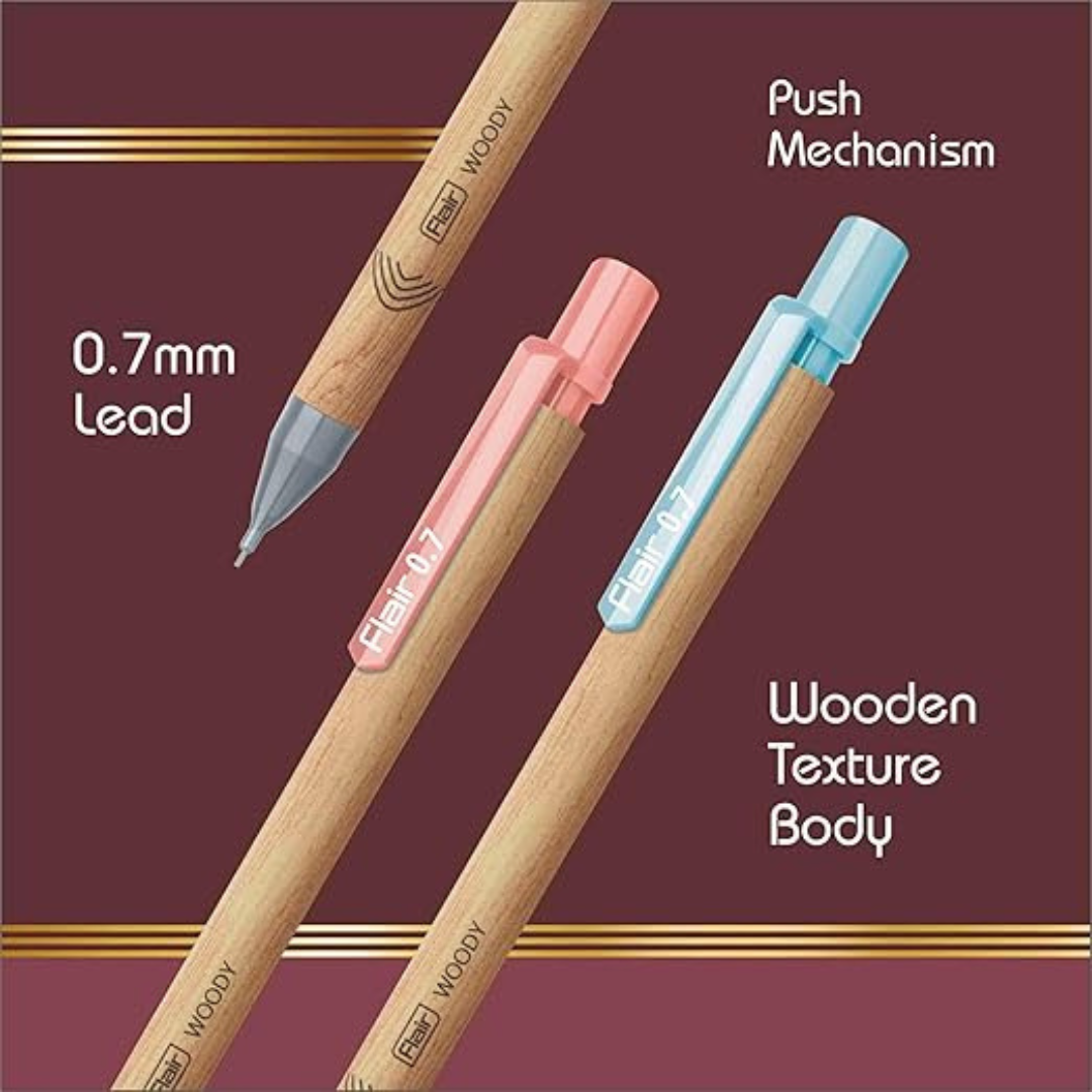Flair Woody 0.7mm Mechanical Pencil